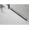 Mexen Flat nerezový sprchový žľab na stenu 120 cm vzor WALL, 1030120