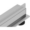 Mexen Flat nerezový sprchový žľab na stenu 120 cm vzor WALL, 1030120