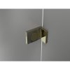Mexen Lunar T, sklápací sprchový kút ľavý 110 x 80 cm, 8mm číre sklo, zlatý profil, 834T-110-080-50-00-L