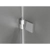 Mexen Lunar-B, pravostranný výklopný sprchový kút 80 x 80 cm, 8mm číre sklo, chrómový profil, 832-080-080-01-00-P