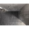 Mexen Lunar-B, pravostranný výklopný sprchový kút 80 x 80 cm, 8mm číre sklo, chrómový profil, 832-080-080-01-00-P