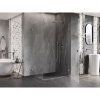 Mexen Lunar-B, pravostranný výklopný sprchový kút 95 x 90 cm, 8mm číre sklo, chrómový profil, 832-095-090-01-00-P