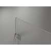 Mexen Lunar-B, pravostranný výklopný sprchový kút 95 x 90 cm, 8mm číre sklo, chrómový profil, 832-095-090-01-00-P