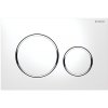 Geberit Sigma20, ovládacie tlačidlo Sigma20, biela/chróm 115.882.KJ.1