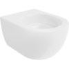 Mexen Carmen, závesná WC misa 490x365x340 mm, Rimless Tornádo, biela lesklá, 3388XX00T