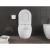 Mexen Carmen, závesná WC misa 490x365x340 mm, Rimless Tornádo + WC sedadlo z duroplastu, biela lesklá, 30880400T