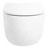 Rea Richard Tornado, závesná WC misa 490x360x325 mm + WC sedadlo z duroplastu, biela lesklá, REA-C4802