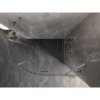 Mexen Lunar, pravý polkruhový sprchový kút 90 x 70 cm, 8mm číre sklo, oceľový profil, 833-090P-070L-97-00