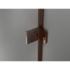 Mexen Lunar, L päťuholníkový sprchový kút naklápací doľava 100 x 80 cm, 8mm číre sklo, profil ružové zlato, 831L-100L-080P-60-00-L