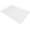 Mexen, Mexen Flow obdĺžniková sprchová vanička slim 70 x 100 cm, biely lesk - 46R107010