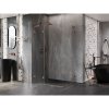 Mexen Lunar, L Duo výklopný sprchový kút 110 x 85 cm, 8mm číre sklo, profil medená matná, 834L-110L-085P-65-00
