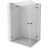 Mexen Lunar, L Duo výklopný sprchový kút 95 x 90 cm, 8mm číre sklo, profil grafit brúsený, 834L-095L-090P-66-00