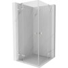Mexen Lunar Duo, výklopný sprchový kút 115 x 115 cm, 8mm číre sklo, oceľový profil, 834-115L-115P-97-00