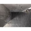 Mexen Lunar Duo, výklopný sprchový kút 115 x 115 cm, 8mm číre sklo, oceľový profil, 834-115L-115P-97-00