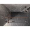Mexen Lunar T, sklápací sprchový kút ľavý 125 x 110 cm, 8mm číre sklo, profil ružové zlato, 834T-125-110-60-00-L