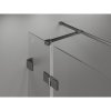 Mexen Lunar T, sklápací sprchový kút ľavý 115 x 70 cm, 8mm číre sklo, profil grafit brúsený, 834T-115-070-66-00-L