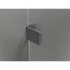 Mexen Lunar T, sklápací sprchový kút ľavý 115 x 70 cm, 8mm číre sklo, profil grafit brúsený, 834T-115-070-66-00-L