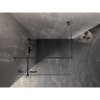 Mexen Lunar T, sklápací sprchový kút ľavý 120 x 120 cm, 8mm číre sklo, grafitový profil, 834T-120-120-95-00-L