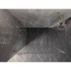 Mexen Lunar-B, výklopný sprchový kút ľavý 100 x 70 cm, 8mm číre sklo, zlatý kartáčovaný - 832-100-070-55-00-L