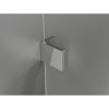 Mexen Lunar T, výklopný sprchový kút pravý 120 x 110 cm, 8mm číre sklo, chrómový profil, 834T-120-110-01-00-P