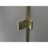 Mexen Lunar-B, pravostranný výklopný sprchový kút 100 x 80 cm, 8mm číre sklo, zlatý kartáčovaný - 832-100-080-55-00-P