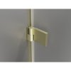 Mexen Lunar-B, pravostranný výklopný sprchový kút 100 x 80 cm, 8mm číre sklo, zlatý kartáčovaný - 832-100-080-55-00-P
