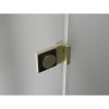 Mexen Lunar-B, pravostranný výklopný sprchový kút 100 x 80 cm, 8mm číre sklo, zlatý kartáčovaný - 832-100-080-55-00-P