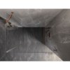 Mexen Lunar-B, pravostranný výklopný sprchový kút 100 x 80 cm, 8mm číre sklo, profil medená matná, 832-100-080-65-00-P