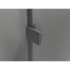 Mexen Lunar-B, pravostranný výklopný sprchový kút 90 x 70 cm, 8mm číre sklo, profil grafit brúsený, 832-090-070-66-00-P