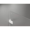 Mexen Lunar-F Duo, skladací sprchový kút 85 x 85 cm, 8mm číre sklo, biely profil, 836-085L-085P-20-00