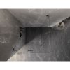 Mexen Lunar-F Duo, sklápací sprchový kút 75 x 75 cm, 8mm číre sklo, profil grafit brúsený, 836-075L-075P-66-00