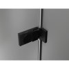 Mexen Lunar-F Duo, Skladací sprchový kút 100 x 90 cm, 8mm číre sklo, čierny profil, 836-100L-090P-70-00