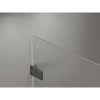 Mexen Lunar-F Duo, skladací sprchový kút 85 x 85 cm, 8mm číre sklo, grafitový profil, 836-085L-085P-95-00