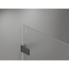 Mexen Lunar-F Duo, skladací sprchový kút 100 x 85 cm, 8mm číre sklo, grafitový profil, 836-100L-085P-95-00