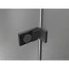 Mexen Lunar-F Duo, skladací sprchový kút 100 x 85 cm, 8mm číre sklo, grafitový profil, 836-100L-085P-95-00