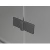 Mexen Lunar-F Duo, skladací sprchový kút 100 x 85 cm, 8mm číre sklo, grafitový profil, 836-100L-085P-95-00