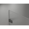 Mexen Lunar-F Duo, skladací sprchový kút 100 x 85 cm, 8mm číre sklo, grafitový profil, 836-100L-085P-95-00