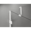 Mexen Lunar-F, sklápací sprchový kút pravý 100 x 90 cm, 8mm číre sklo, biely profil, 836-100-090-20-00-P