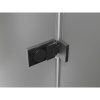Mexen Lunar-F L, sklápací sprchový kút ľavý 85 x 70 cm, 8mm číre sklo, pištoľovo sivý kartáčovaný - 836L-085-070-66-00-L