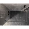 Mexen Lunar-F L, sklápací sprchový kút ľavý 85 x 70 cm, 8mm číre sklo, pištoľovo sivý kartáčovaný - 836L-085-070-66-00-L