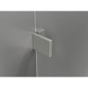 Mexen Lunar-F L, skladací sprchový kút ľavý 100 x 90 cm, 8mm číre sklo, oceľový profil, 836L-100-090-97-00-L