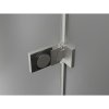 Mexen Lunar-F L, skladací sprchový kút ľavý 100 x 90 cm, 8mm číre sklo, oceľový profil, 836L-100-090-97-00-L