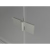 Mexen Lunar-F L, skladací sprchový kút ľavý 100 x 90 cm, 8mm číre sklo, oceľový profil, 836L-100-090-97-00-L