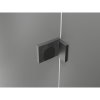 Mexen Lunar-F, sklápací sprchový kút pravý 95 x 90 cm, 8mm číre sklo, profil grafit brúsený, 836-095-090-66-00-P