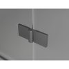 Mexen Lunar-F, sklápací sprchový kút pravý 95 x 90 cm, 8mm číre sklo, profil grafit brúsený, 836-095-090-66-00-P