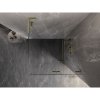 Mexen Lunar-F L, sprchový kút pravý 90 x 90 cm, 8mm číre sklo, zlatý kartáčovaný - 836L-090-090-55-00-P