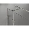 Mexen Lunar T, výklopný sprchový kút pravý 115 x 80 cm, 8mm číre sklo, oceľový profil, 834T-115-080-97-00-P