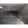 Mexen Lunar T, sklopný sprchový kút pravý 110 x 90 cm, 8mm číre sklo, oceľový profil, 834T-110-090-97-00-P