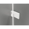 Mexen Lunar-B Duo, výklopný sprchový kút 80 x 70 cm, 8mm číre sklo, biely profil, 832-080L-070P-20-00
