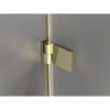 Mexen Lunar-B Duo, výklopný sprchový kút 70 x 70 cm, 8mm číre sklo, zlatý profil, 832-070L-070P-50-00